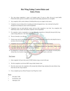Hot Wing Contest Waiver Form FORM.UDLVIRTUAL.EDU.PE