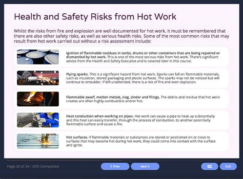 Hot Work Training Online Course RoSPA Assured