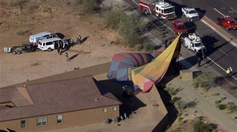 Hot air balloon makes hard landing in Phoenix neighborhood