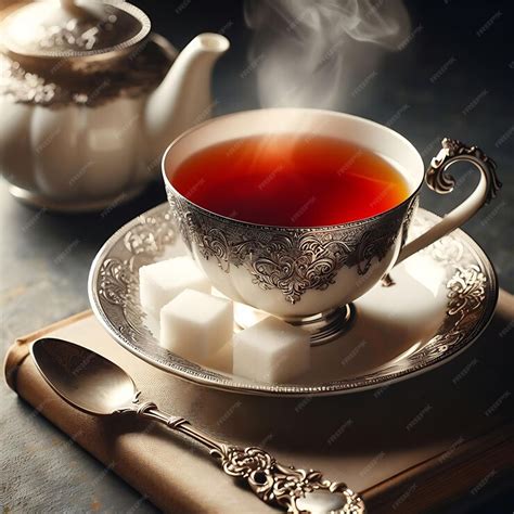 Hot black tea for two Free Stock Image