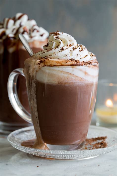 Hot chocolate coffee. Jan 9, 2024 · Cocoa Beans. Cocoa beans are the dried seed of the fruit of the cacao tree. Hot chocolate made with non-alkalized cocoa powder could be a possible coffee alternative, says Spano. Non-alkalized ... 