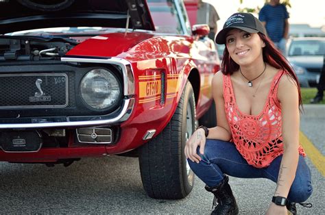 Hot mustang girl. .  ...