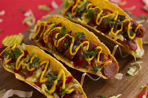 Hot taco. Pour the meat into the casserole dish. In a bowl, mix together the beans, diced tomatoes, and half of what is left of the taco seasoning (meaning 1/4 of the original packet). Pour the bean mixture on top of the … 
