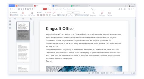 Hot to use Kingsoft Office 2022