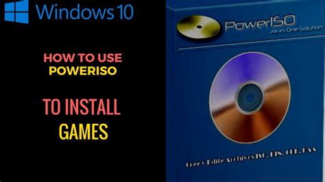 Hot to use PowerISO official