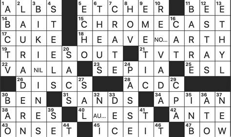 Hot tubs is a crossword puzzle clue. A crossword puzzle clue. Find the answer at Crossword Tracker. Tip: Use ? for unknown answer letters, ex: UNKNO?N Search; Popular; Browse; Crossword Tips ... New York Times - Jan. 15, 2017; Penny Dell - Nov. 30, 2016; Sheffer - Nov. 23, 2016;. 