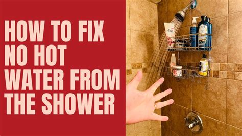 Hot water not working in shower. The Broken/Worn Down Mixing Valve. What’s most likely happening is a problem with the shower’s mixing valve. The mixing valve is a control valve that creates the balance in … 