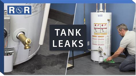 Hot water tank leaking. Turn off the electricity and cold water supply to the water heater. Drain water and pressure by opening the valve with a bucket placed below the plastic relief valve drain pipe. Unscrew the pressure relief … 