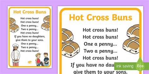 Hot-cross Buns - Nursery Rhyme