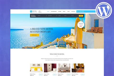 Hotel Booking HTML Template for Hotels by WPmines on Envato Elements