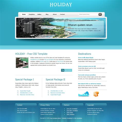 Hotel Free HTML Website Template TOO HTML