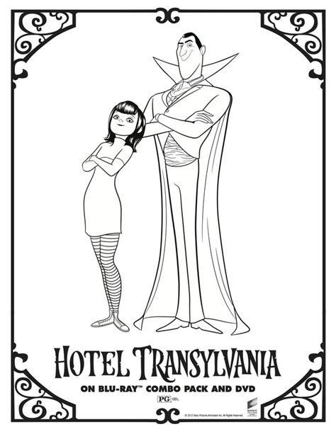 Hotel Transylvania Free To Color For Children Hotel Transylvania Kids Coloring Pages