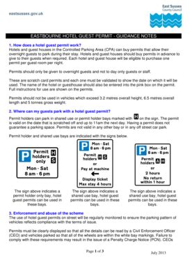 Hotel and guest house permits - Eastbourne - East Sussex