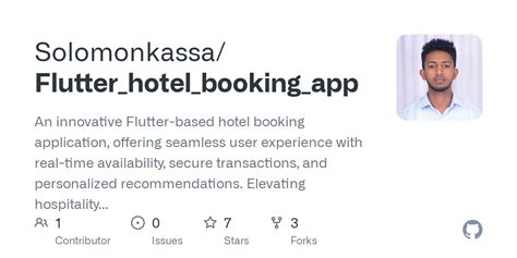 Hotel booking app flutter github.  The main features include vendor The Hote...