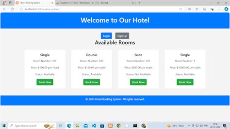 Hotel booking system project.  By following the instructions provided, you...