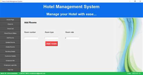 Hotel management system github.  This system allows hotel staff to efficiently handle rese...