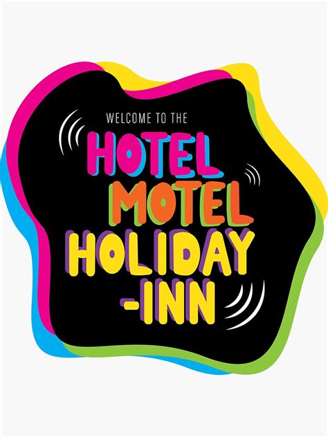 Hotel motel holiday inn song. This ranked list includes songs like "Hotel California" by Eagles, and "Chelsea Hotel #2" by Leonard Cohen. If your favorite song with hotel in the title isn't listed, feel free to add it to the list so others can also vote it up. Songs with hotel in the lyrics are fair game too. Most divisive: Hotel California. 