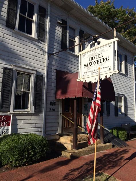 Hotel saxonburg. Background Foodies and historians alike will be happy with a trip to the Hotel Saxonburg, a historic landmark built in 1832 that serves as a restaurant and a bed and breakfast. … 