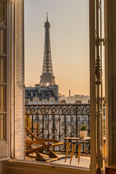 Hotel with eiffel tower view. Within walking distance of the Eiffel Tower, the 45-room Le Parisis Paris Tour Eiffel is a mid-range hotel offering considerable value. Its main drawback is its rather charmless location on a busy boulevard by an elevated metro line, but the rooms are soundproofed against street noise, and the majority offer views of the namesake monument. 