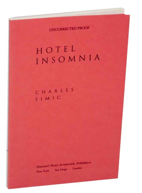 Download Hotel Insomnia By Charles Simic