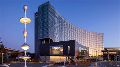 Grand Hyatt at SFO provides the closest thing to an on-site airport for San Francisco Airport. The 351-room hotel sits along the AirTrain, which whisks travelers around the airport 24/7.. 