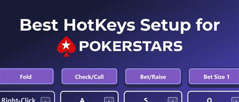 Hotkeys poker stars