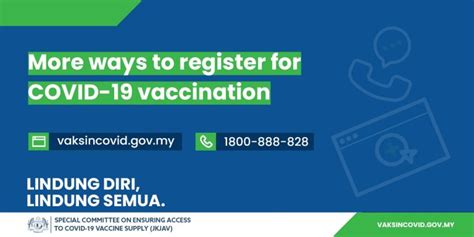 Hotline and online registration for Covid-19 vaccination