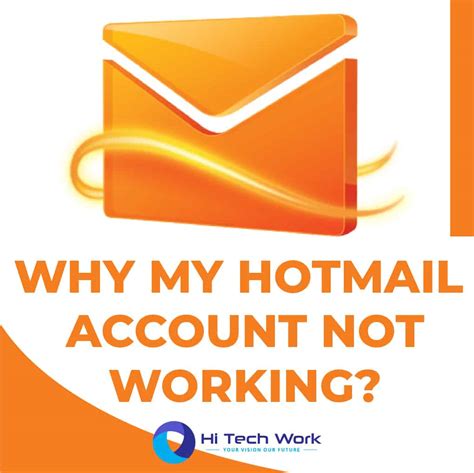 Hotmail not working. Change your work or school account password; Find the administrator for your work or school account; Change work or school account settings in the My Account portal; Manage organizations for a work or school account; Manage your work or school account connected devices; Switch organizations in your work or school account portal 