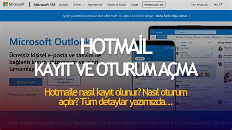 Hotmail oturum aç.
