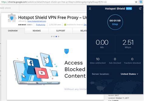 Hotspot shield chrome. How do I know that Hotspot Shield is disconnected? First, the power or turn on button will appear, and also, in the Android Notification bar, the VPN Key icon will no longer be there. Reconnecting the Hotspot Shield. To reconnect and restart Hotspot Shield protection and services, just tap the Start Connection button on the main screen. 