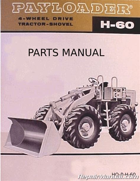 Hough h 60 4wd diesel front end loader 29ac 1003 up engine only service manual. - Comment réussir votre carrière de cadre.