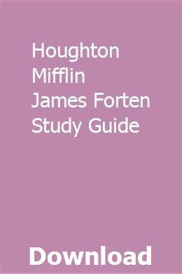 Houghton mifflin james forten study guide. - 1997 pajero jr manual de servicio.