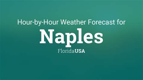 Hour by hour weather naples fl. Hourly Weather-Pine Ridge, FL. As of 12:59 pm EDT. Heat Advisory. Rain. Thunderstorms possible after 5 pm. Saturday, July 29. 1 pm. 93 ... 
