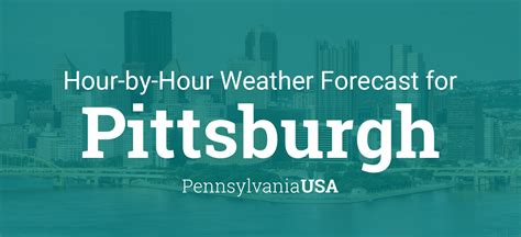 Pittsburgh hour by hour weather outlook with 48