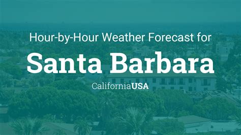 Santa Barbara hour by hour weather outlook with 48 hour view projecting temperatures, sky conditions, rain or snow chance, dew-point, relative humidity, precipitation, and wind direction with speed. Santa Barbara, CA traffic conditions and updates are included - as well as any NWS alerts, warnings, and advisories for the Santa Barbara area and .... 