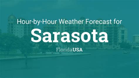 Mostly Sunny Mostly sunny, with a high near 85. North northwest wind 5 to 10 mph becoming south southwest 10 to 15 mph in the afternoon. Winds could gust as high as 20 mph. Monday Night Partly Cloudy Partly cloudy, with a low around 57. Sarasota, FL hourly weather forecast from LocalConditions.com.. 