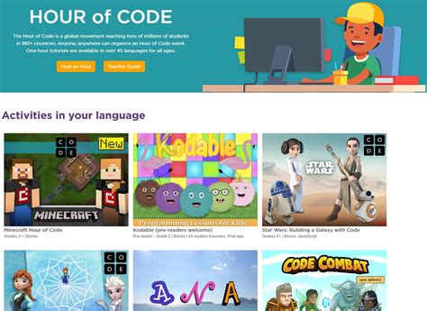 Hour of code com. Launched in 2013, the Hour of Code is the largest education campaign in history, with over 1 billion student engagements. Join our movement, try an Hour of C... 