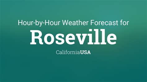 Hourly Weather Forecast for Roseville, CA - The Weather Channel ...