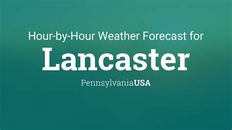 Hourly forecast lancaster pa. Free Long Range Weather Forecast for Lancaster, Pennsylvania October 2024. Calendar overview of Months Weather Forecast. ... Enter any city, zip or place. °F °C. Help > > United States Lancaster, Pennsylvania Long Range Weather Forecast 
