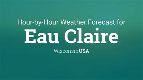 Hourly weather eau claire wi. Eau Claire Weather Forecasts. Weather Underground provides local & long-range weather forecasts, weatherreports, maps & tropical weather conditions for the … 