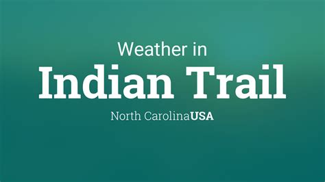 Hourly weather indian trail nc. Interactive weather map allows you to pan and zoom to get unmatched weather details in your local neighborhood or half a world away from The Weather Channel and Weather.com 