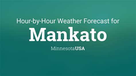 Hourly weather mankato mn. Interactive weather map allows you to pan and zoom to get unmatched weather details in your local neighborhood or half a world away ... Hourly 10 Day. Radar. Mankato, MN, United States RADAR MAP ... 