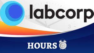 Hours for labcorp. The hours of operation for each Labcorp patient service center are listed on the details page for each location. Please note: Some services, such as drug testing, are only … 