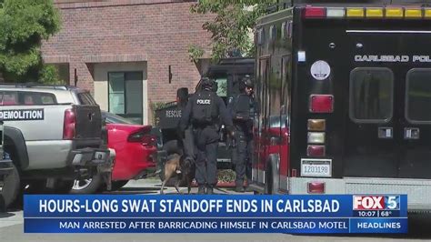 Hours-long SWAT standoff ends in Carlsbad