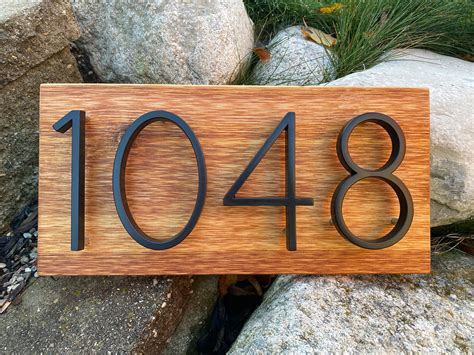 House Number Yard Sign - Etsy