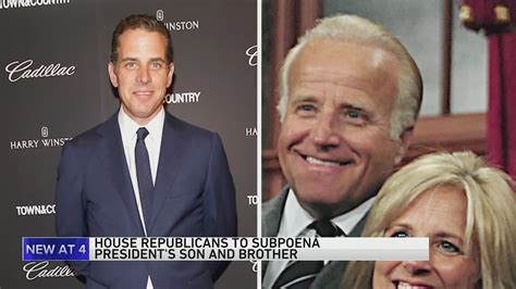 House Republicans subpoena Hunter and James Biden as their impeachment inquiry ramps back up