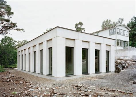 House by Hermansson Hiller Lundberg references Classicism