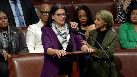 House censures Rep. Rashida Tlaib over her rhetoric about Israel, rebuking the only Palestinian American in Congress