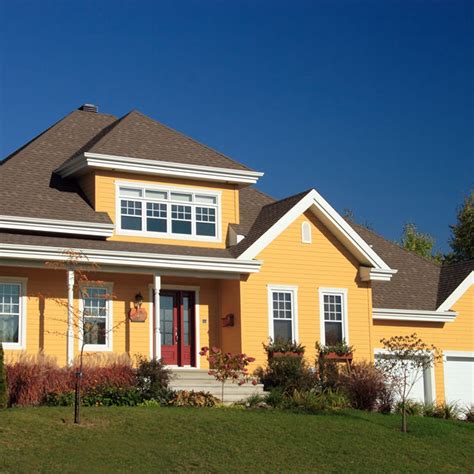 House exterior paint. As you'd expect, high-gloss paint has the most shine when it dries. One step below that is semigloss, which reflects less light. A satin finish returns still less light, while eggshell is slightly ... 