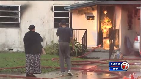House fire in Fort Lauderdale spreads to neighbor’s car; no injuries